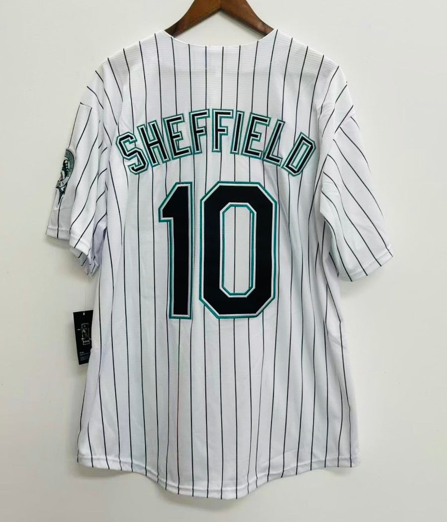 Gary Sheffield Florida Marlins 1997 Official MLB Jersey product image 8