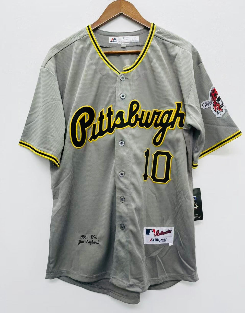 Jim Leyland Pittsburgh Pirates Official MLB Jersey Majestic product image 2