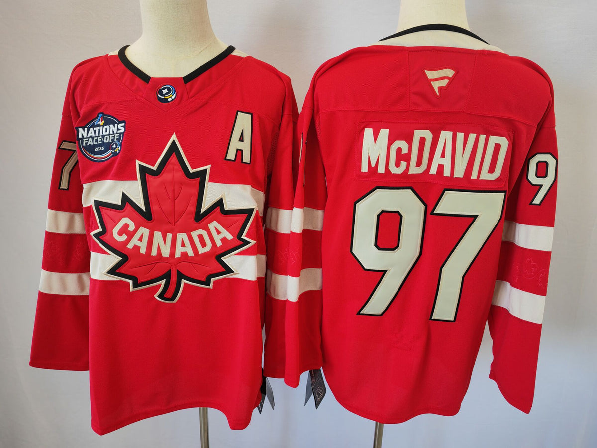 Connor McDavid Team Canada 2025 Official Jersey Fanatics product image 1