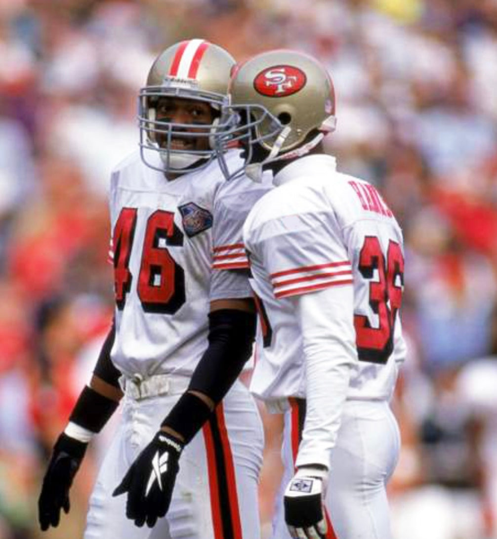Merton Hanks San Francisco 49ers 1994 Jersey Mitchell & product image 4