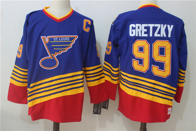 Wayne Gretzky St. Louis Blues Official NHL CCM Jersey blue product image 1