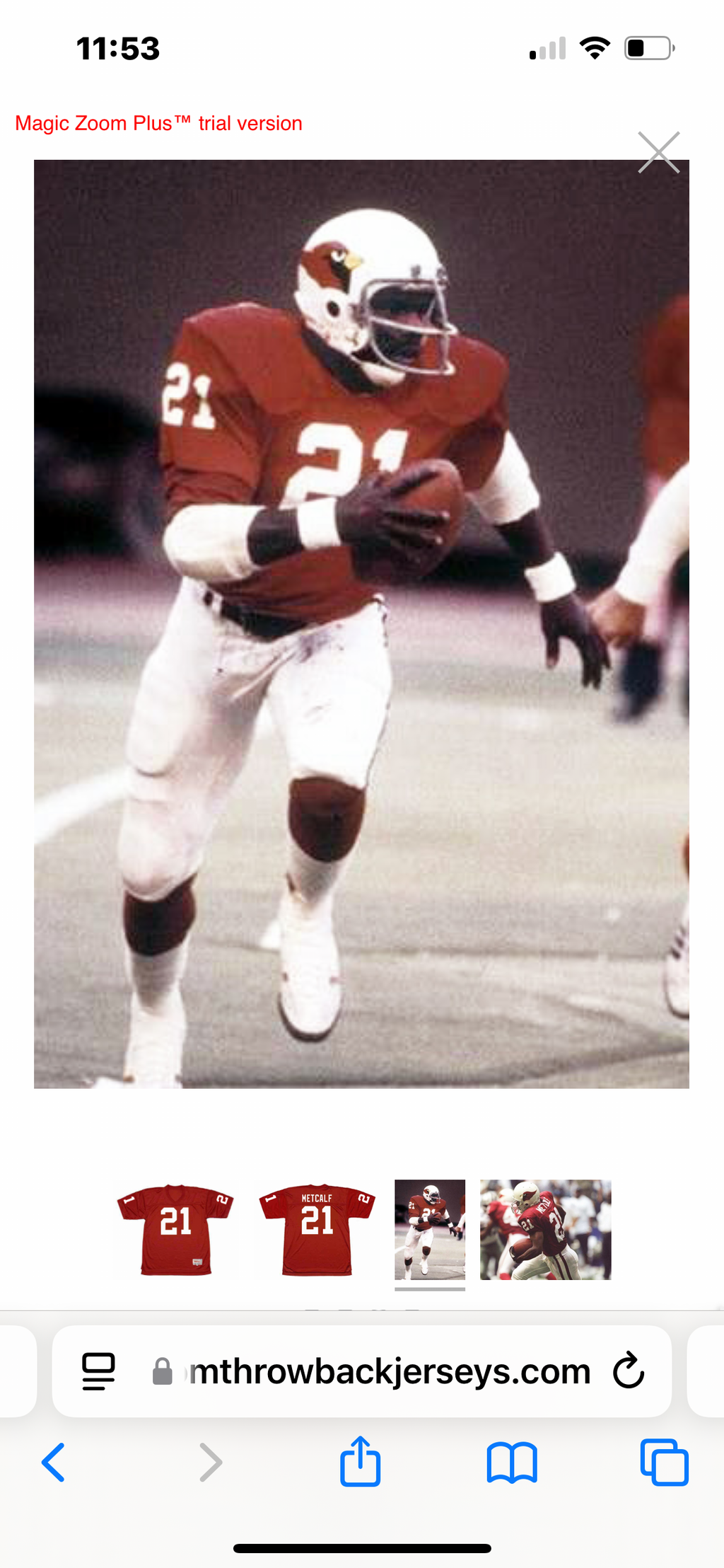 Terry Metcalf St. Louis Cardinals NFL Mitchell & Ness product image 4