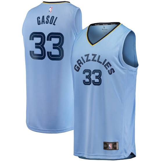 Marc Gasol Memphis Grizzlies Official NBA Adidas Jersey blue product image 1