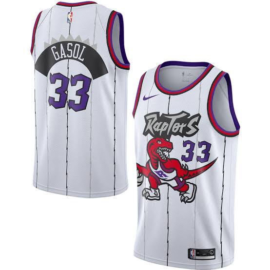 Marc Gasol Toronto Raptors Official NBA Nike Jersey white product image 1
