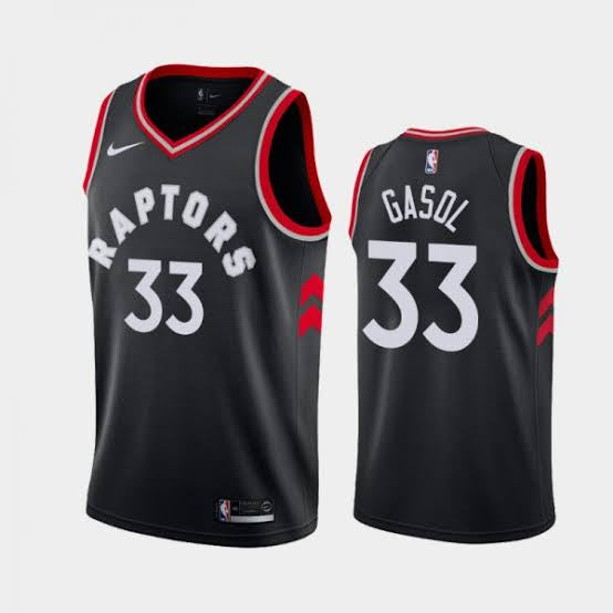 Marc Gasol Toronto Raptors Official NBA Nike Jersey black product image 1