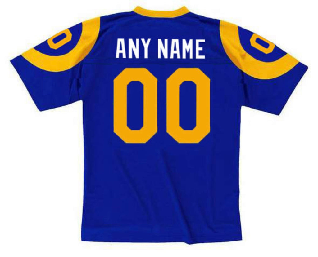 Any name & Number customized St. Louis Rams NFL Mitchell & product image 1