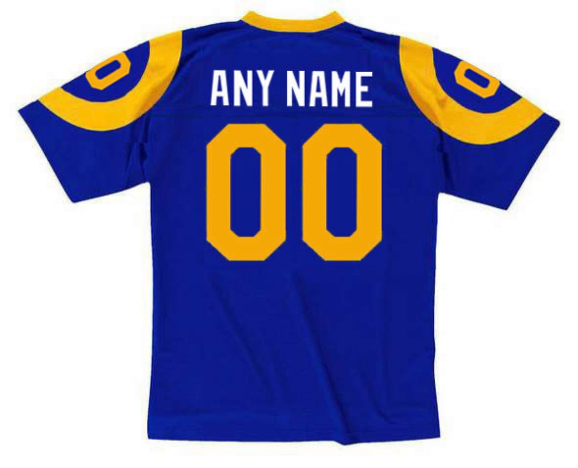 Any name & Number customized St. Louis Rams NFL Mitchell & product image 1