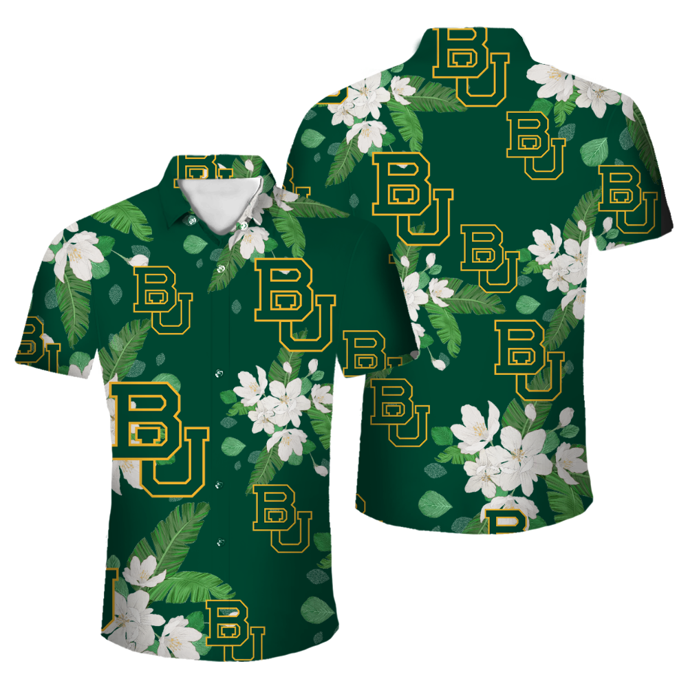Baylor University Official NCAA Floral Palm shirt product image 1