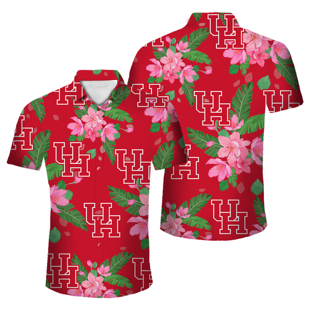 Houston Cougars Official NCAA Floral Palm shirt product image 1