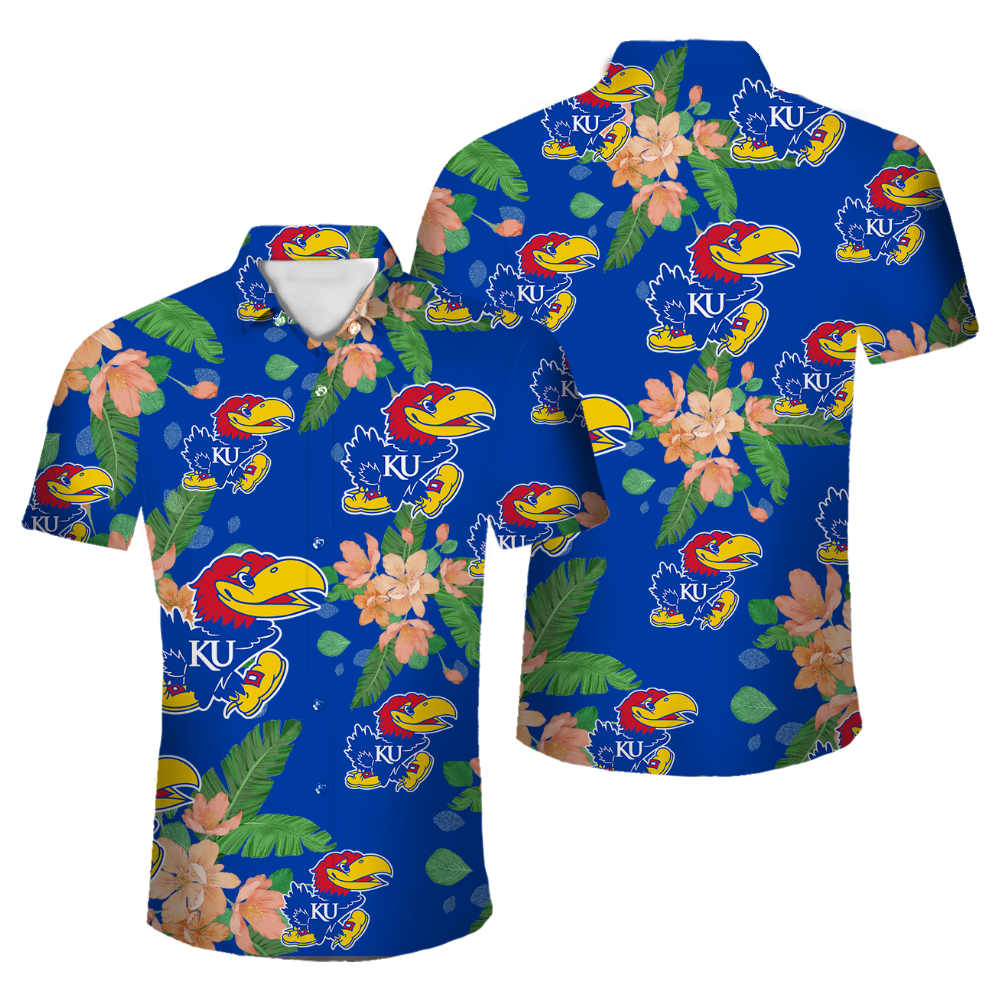 Kansas Jayhawks Official NCAA Floral Palm shirt product image 1