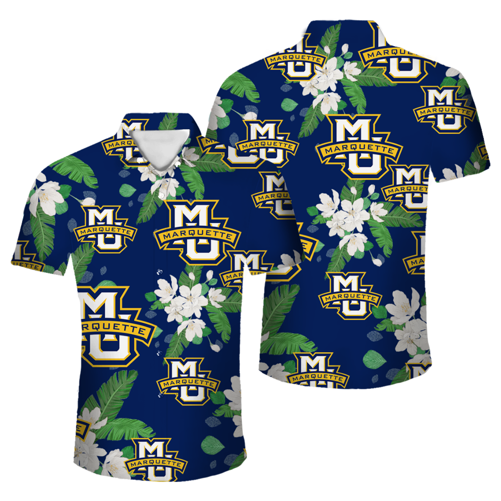 Marquette University Official NCAA Floral Palm shirt product image 1