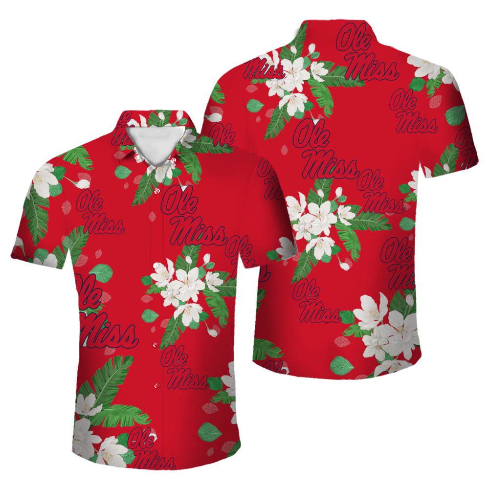 Ole Miss Rebels Official NCAA Floral Palm shirt product image 1