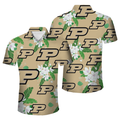 Purdue Boilermakers Official NCAA Floral Palm shirt product image 1