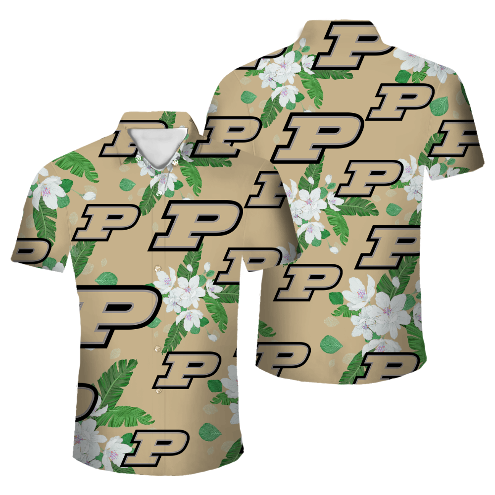 Purdue Boilermakers Official NCAA Floral Palm shirt product image 1
