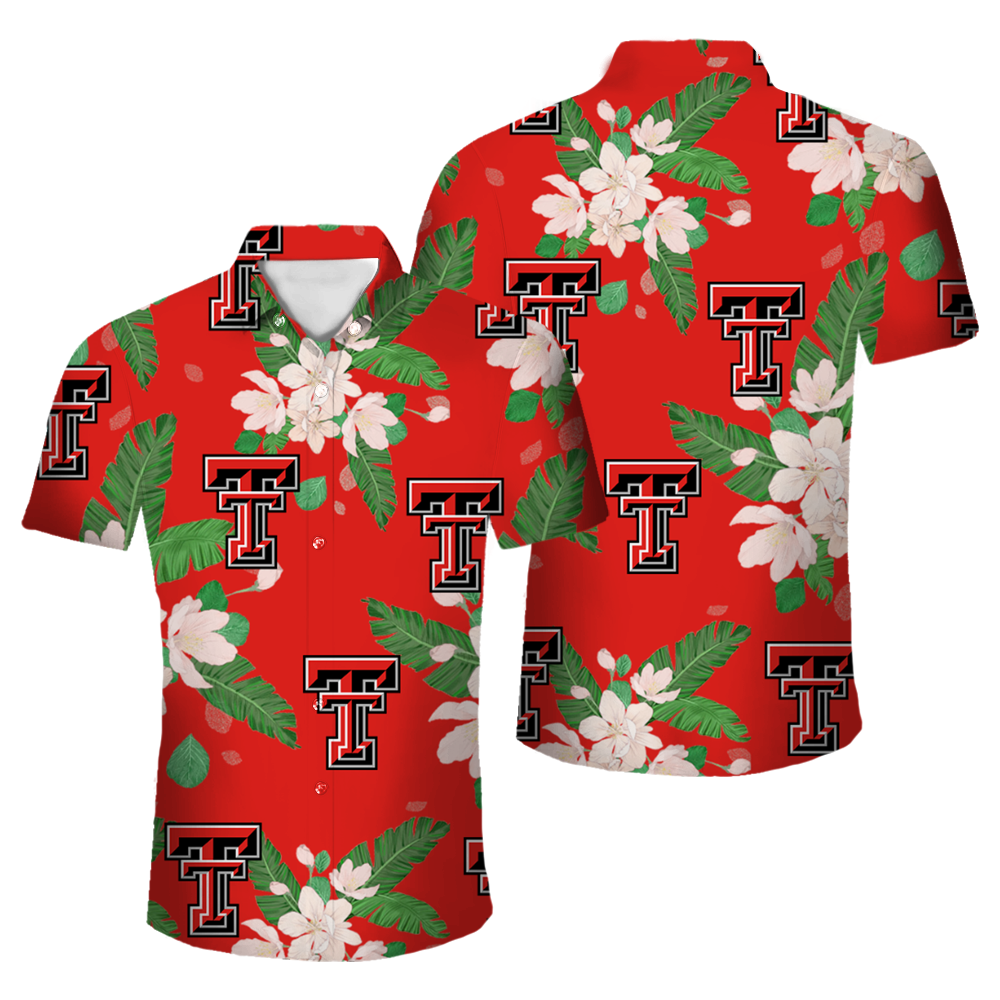 Texas Tech Official NCAA Floral Palm shirt product image 1