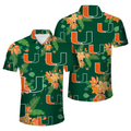 Miami Hurricanes Official NCAA Floral Palm shirt product image 1