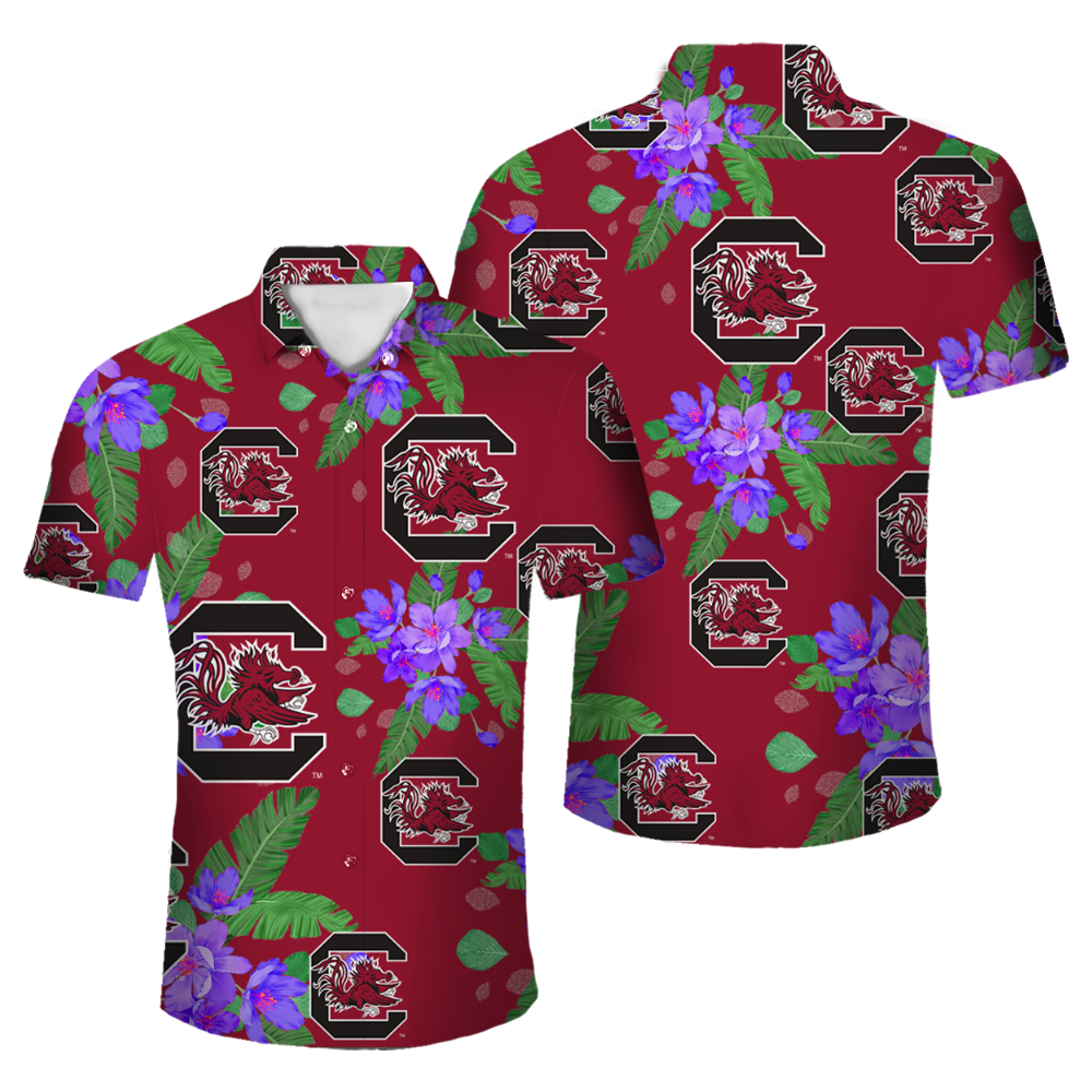South Carolina Gamecocks Official NCAA Floral Palm shirt product image 1