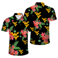 West Virginia Mountaineers Official NCAA Floral Palm shirt product image 1