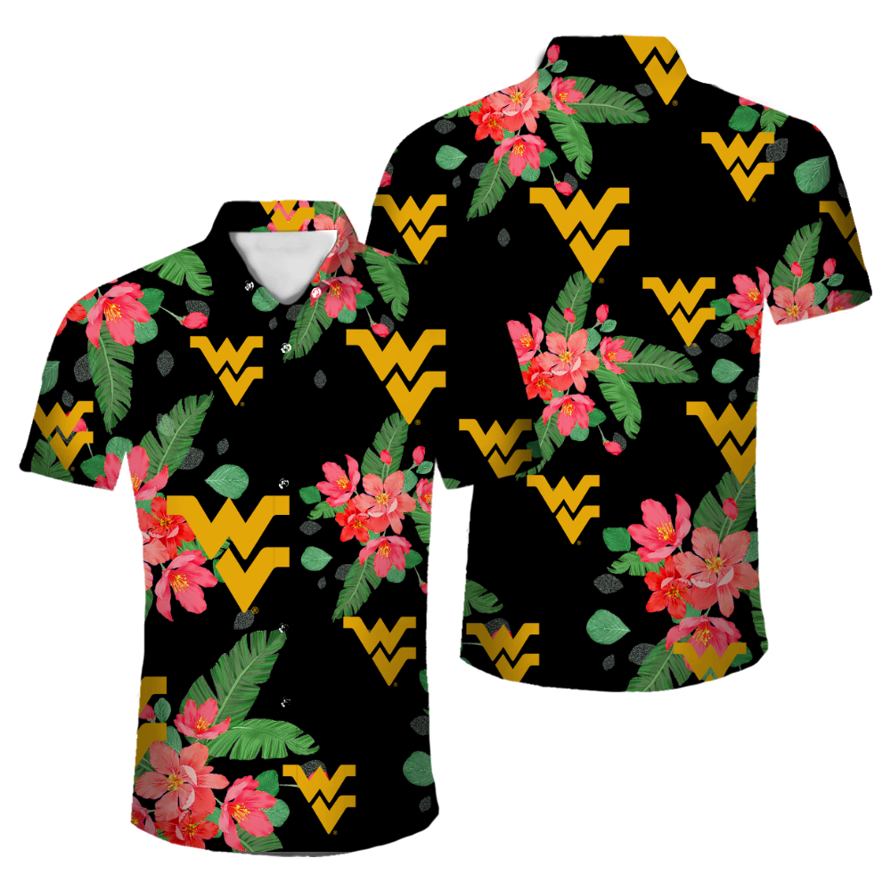 West Virginia Mountaineers Official NCAA Floral Palm shirt product image 1