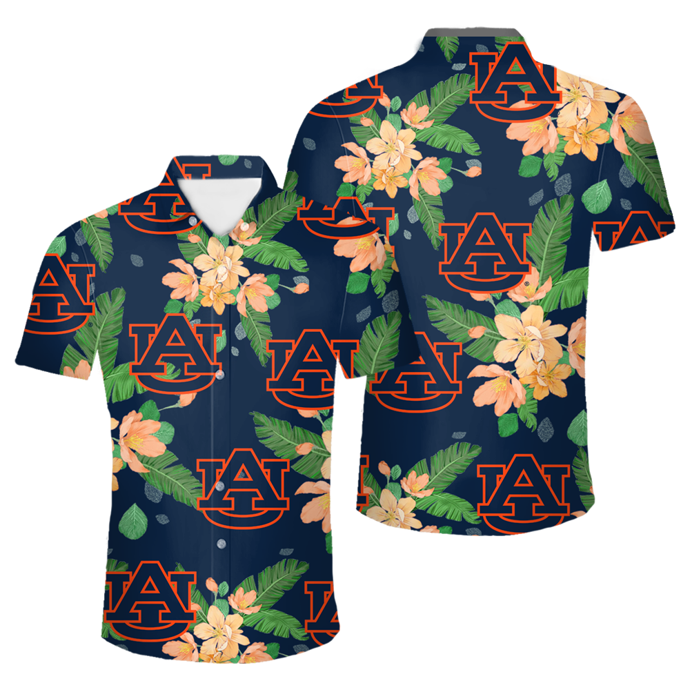 Auburn Tigers Official NCAA Floral Palm shirt product image 1