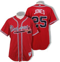 Andruw Jones Atlanta Braves Official MLB Majestic Jersey red product image 1