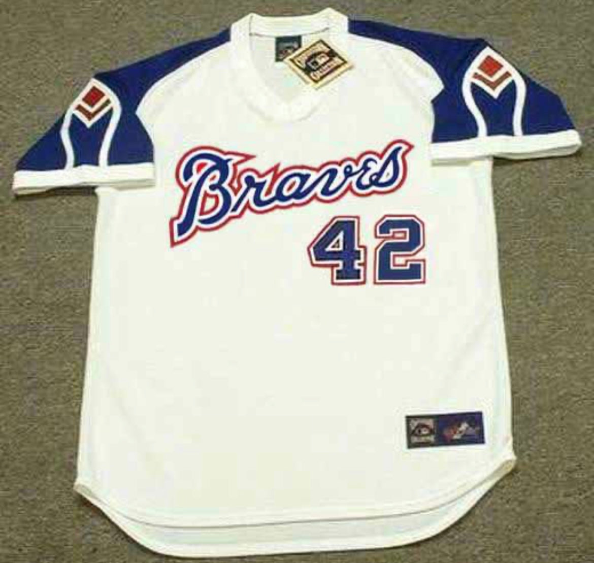 Biff Pocoroba 1975 Atlanta Braves Official MLB Majestic product image 2
