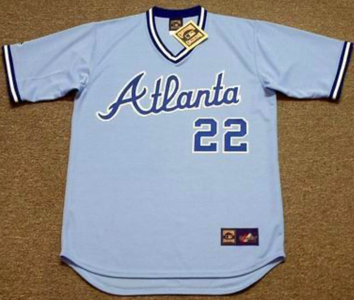 Brett Butler Atlanta Braves Official MLB Majestic Jersey product image 2