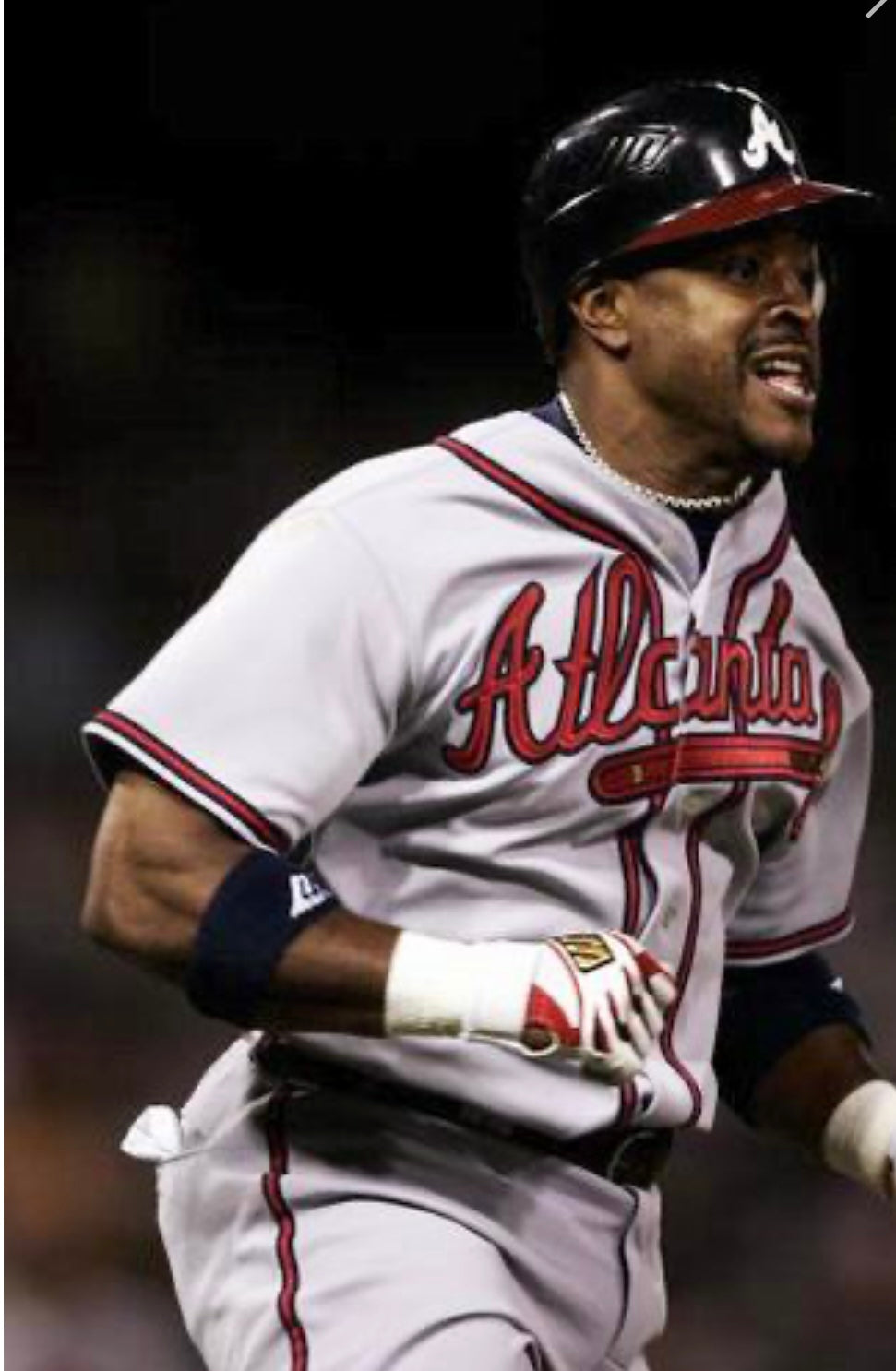 Brian Jordan Atlanta Braves Official MLB Majestic Jersey product image 3