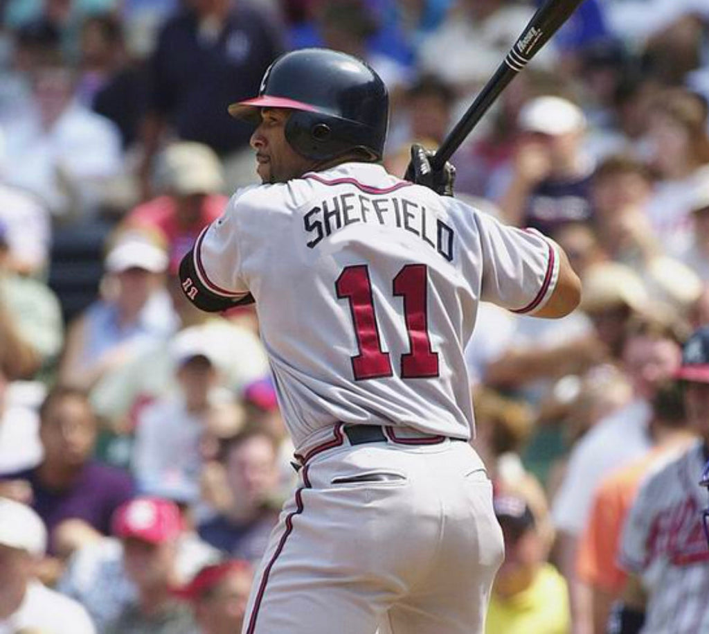 Gary Sheffield Atlanta Braves Official MLB Jersey Majestic product image 3