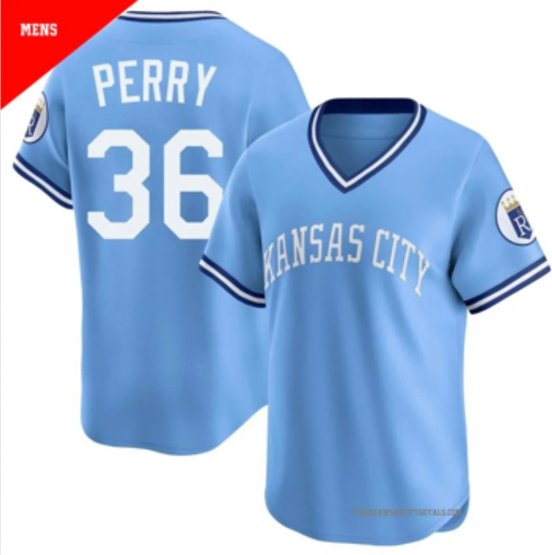 Gaylord Perry Kansas City Royals Official MLB Jersey product image 1