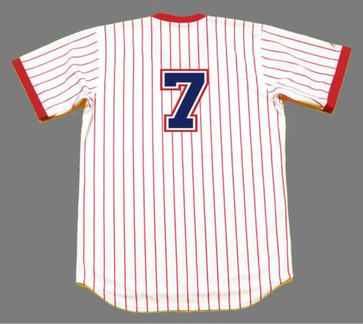 Jeff Burroughs 1979 Atlanta Braves Official MLB Majestic product image 1