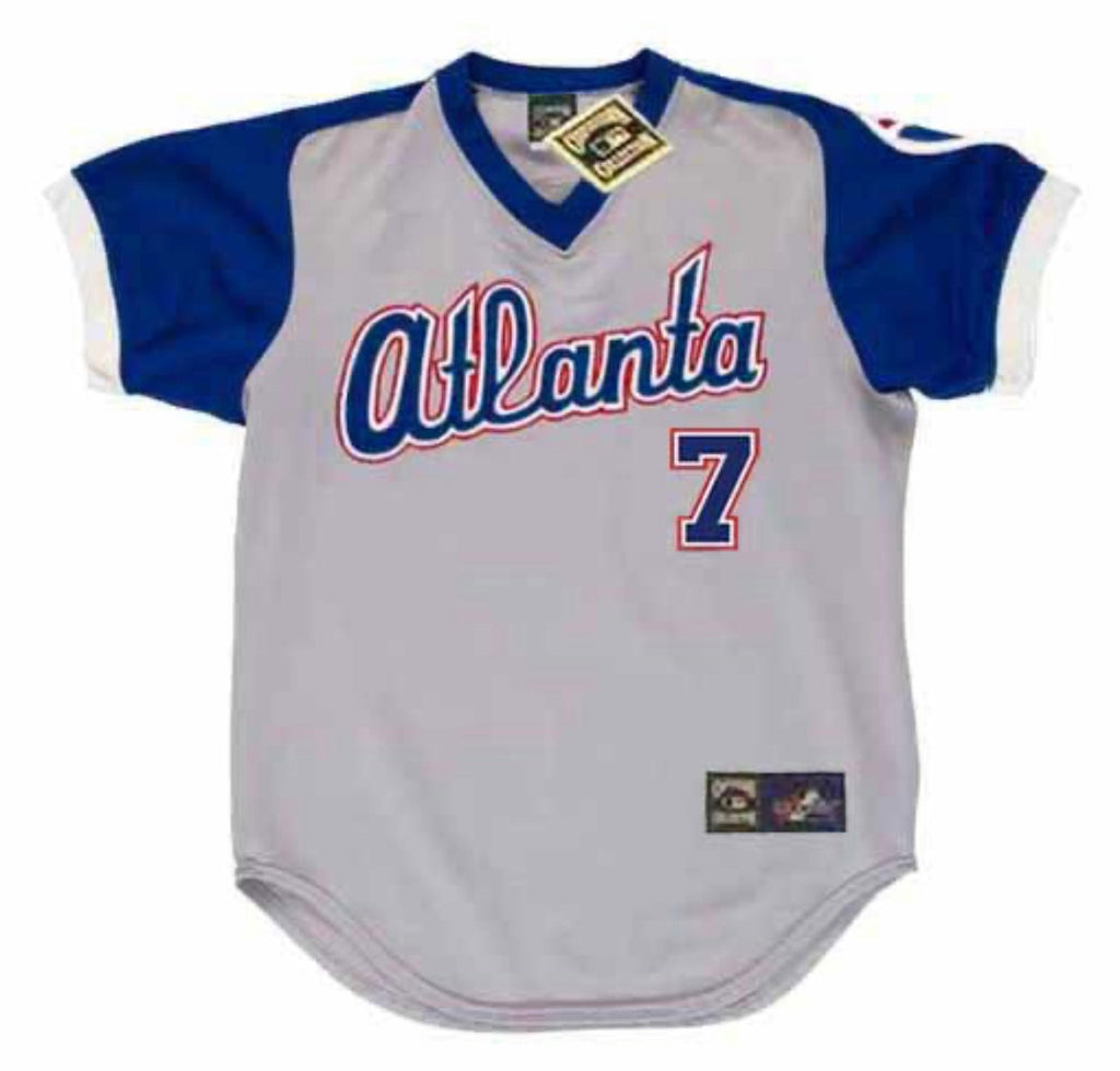 Jeff Burroughs 1978 Atlanta Braves Official MLB Majestic product image 2