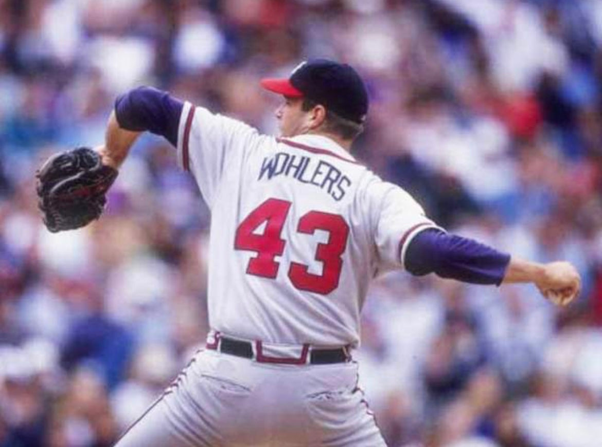 Mark Wohlers Atlanta Braves Official MLB Majestic Jersey product image 4