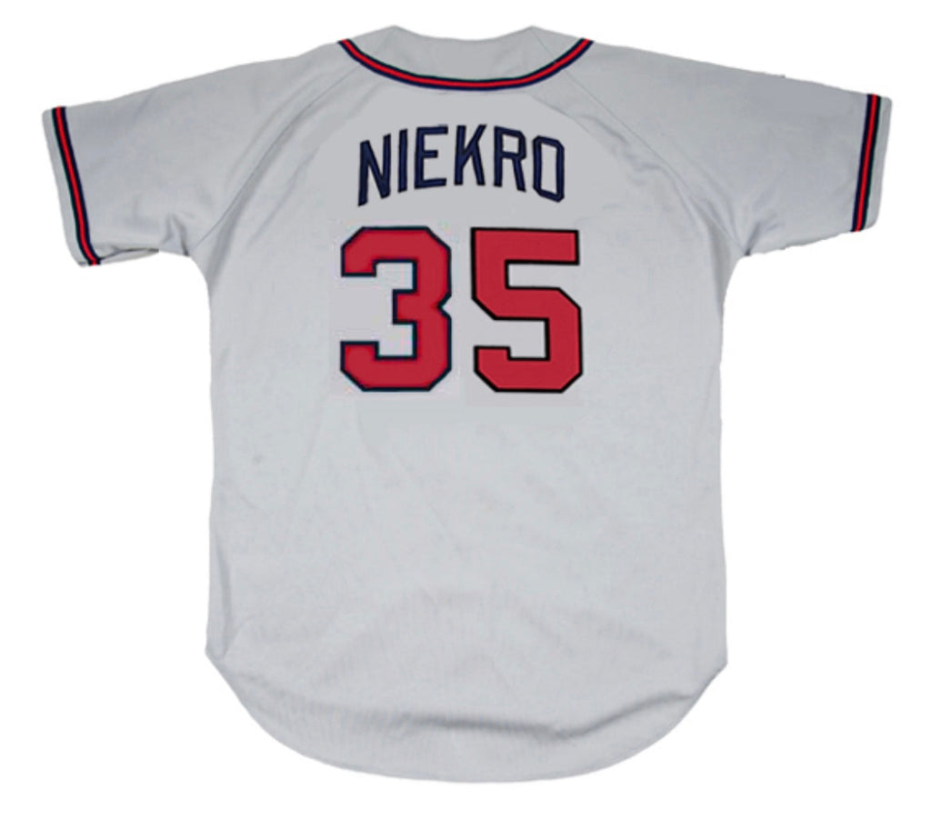Phil Niekro Atlanta Braves Official MLB Jersey Majestic product image 1