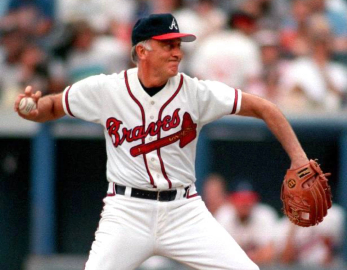 Phil Niekro Atlanta Braves Official MLB Jersey Majestic product image 3