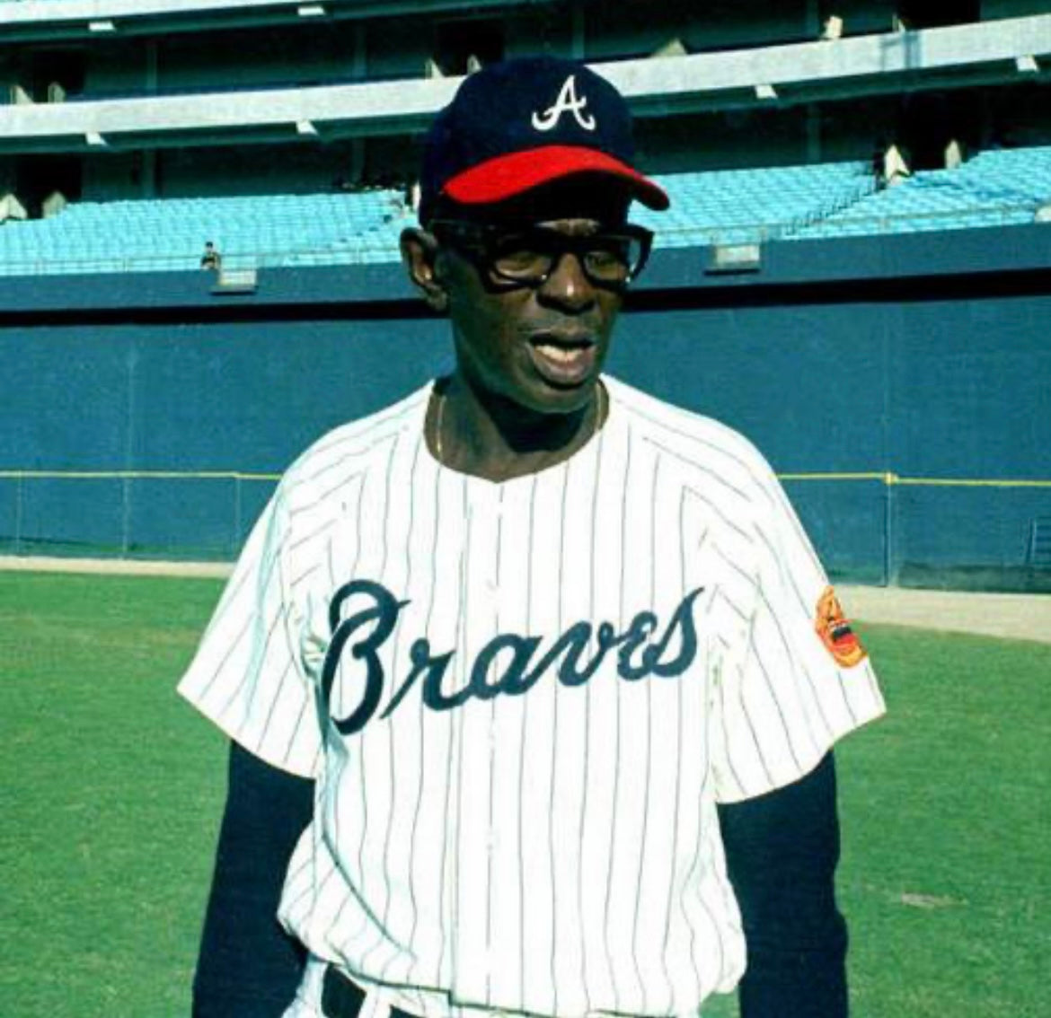 Satchel Paige 1969 Atlanta Braves Official MLB Majestic product image 6