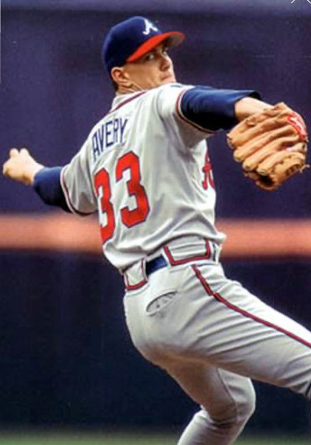 Steve Avery Atlanta Braves Official MLB Jersey Majestic product image 3