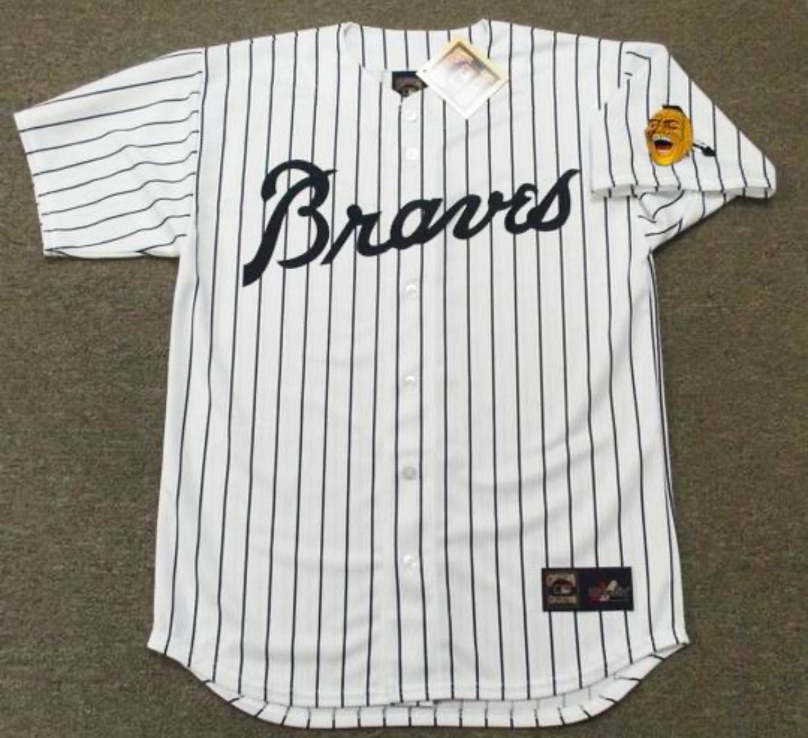 Clete Boyer 1969 Atlanta Braves Official MLB Majestic Jersey product image 2
