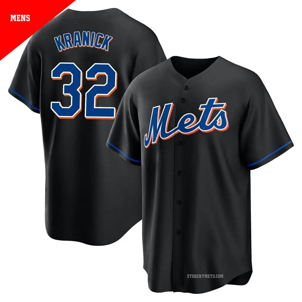 Max Kranick New York Mets Official MLB Nike Jersey Black product image 1
