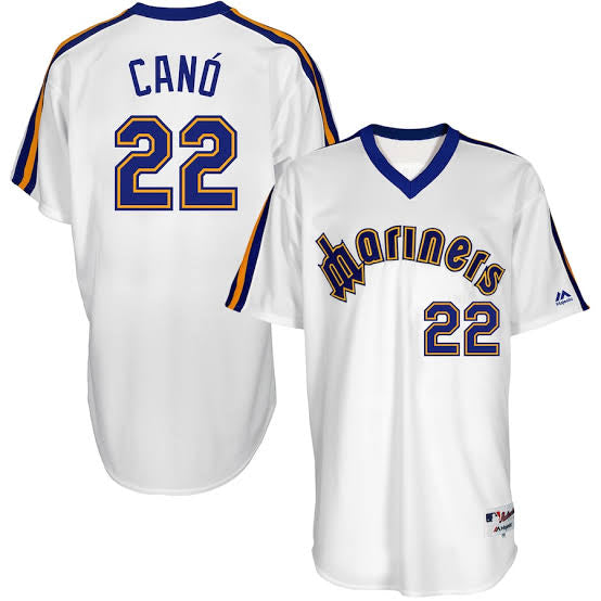 Robinson Cano Seattle Mariners Official MLB Retro Jersey product image 1