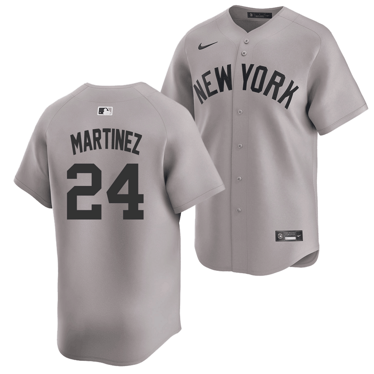 Tino Martinez New York Yankees Official MLB Nike Jersey gray product image 1