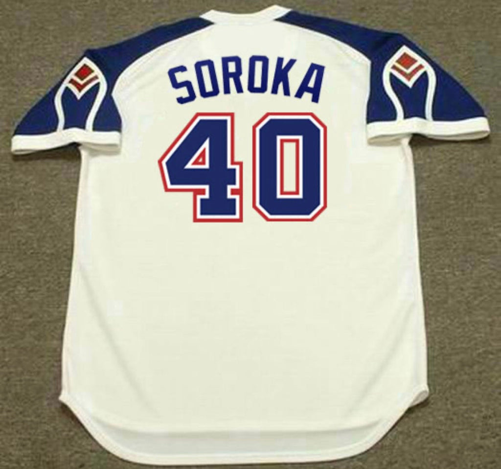 Mike Soroka 1970’s Atlanta Braves Official MLB Majestic product image 1