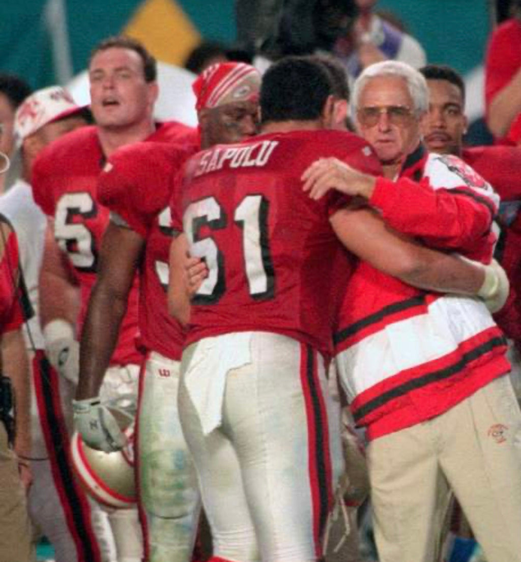 Jesse Sapolu 1994 San Francisco 49ers Jersey Mitchell & Ness product image 6