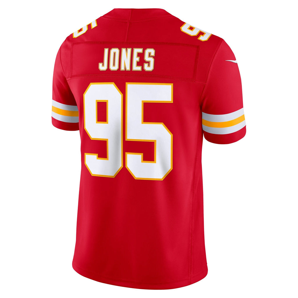 Kansas City Chiefs Chris Jones Red Team Vapor F.U.S.E. Stitched Limited Jersey product image 4, provided for visual