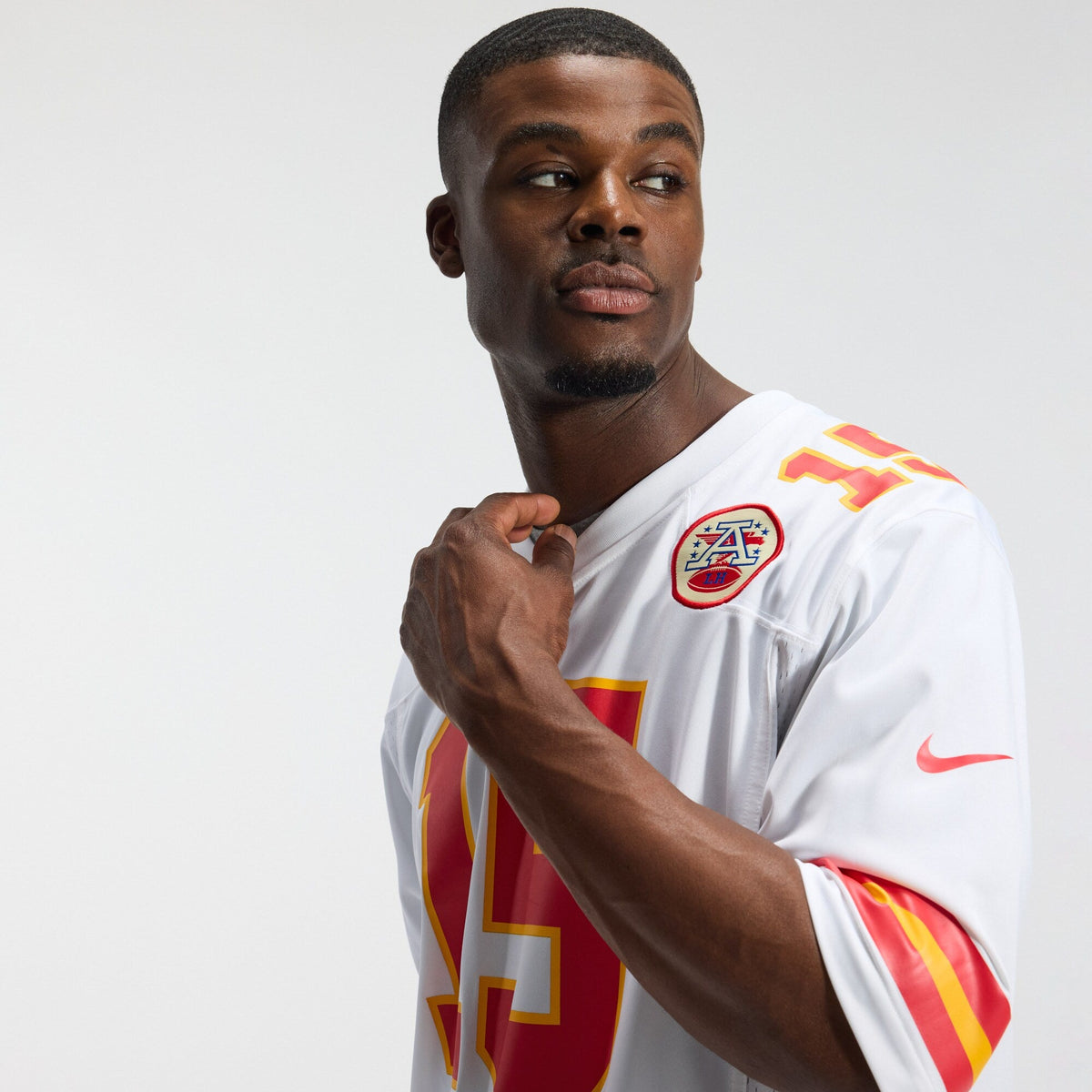 Kansas City Chiefs Patrick Mahomes White Game Jersey product image 11, provided for visual reference and product detail