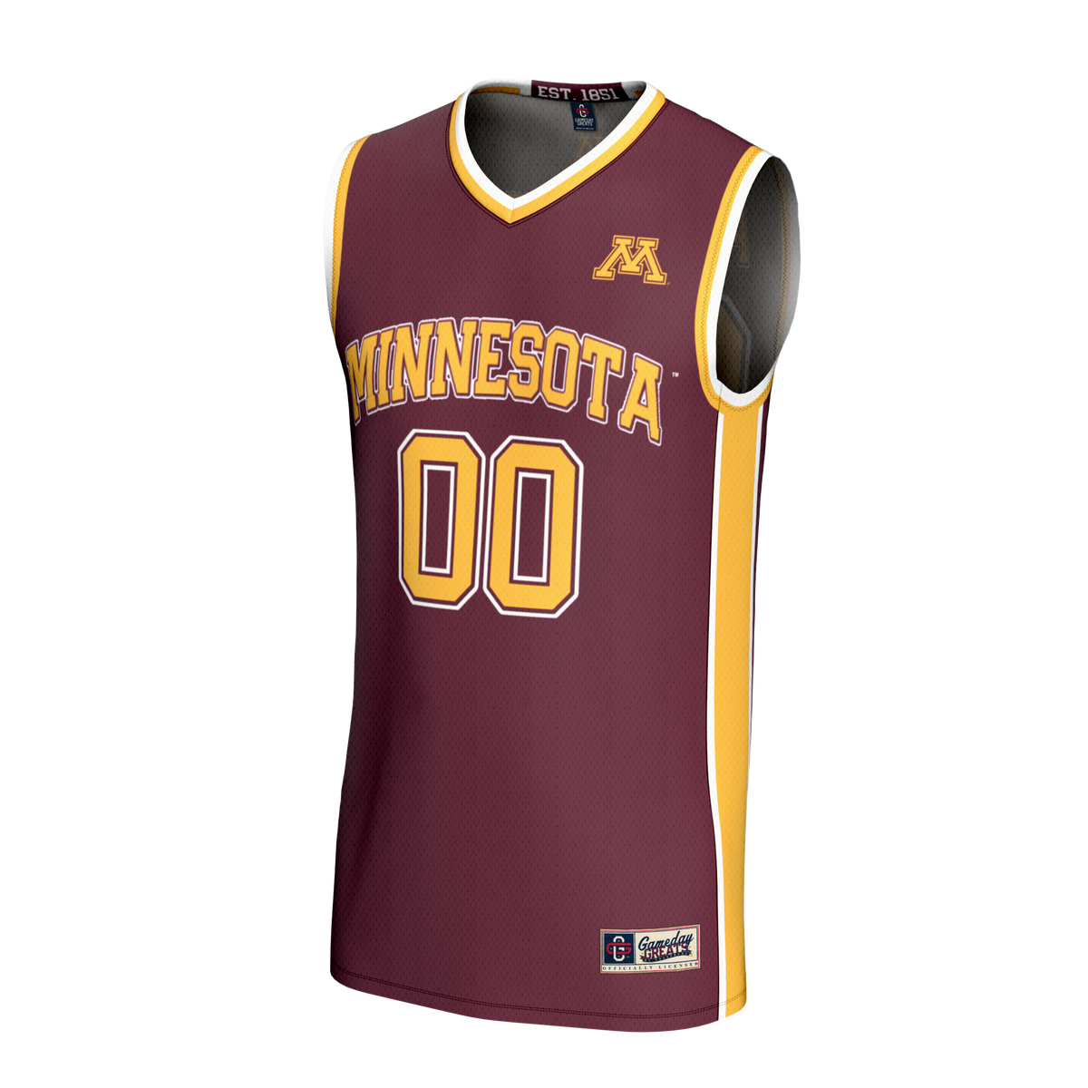 Minnesota Golden Gophers Lightweight Collegiate Basketball NIL Pick-A-Player Fashion Jersey - Maroon product image 3,