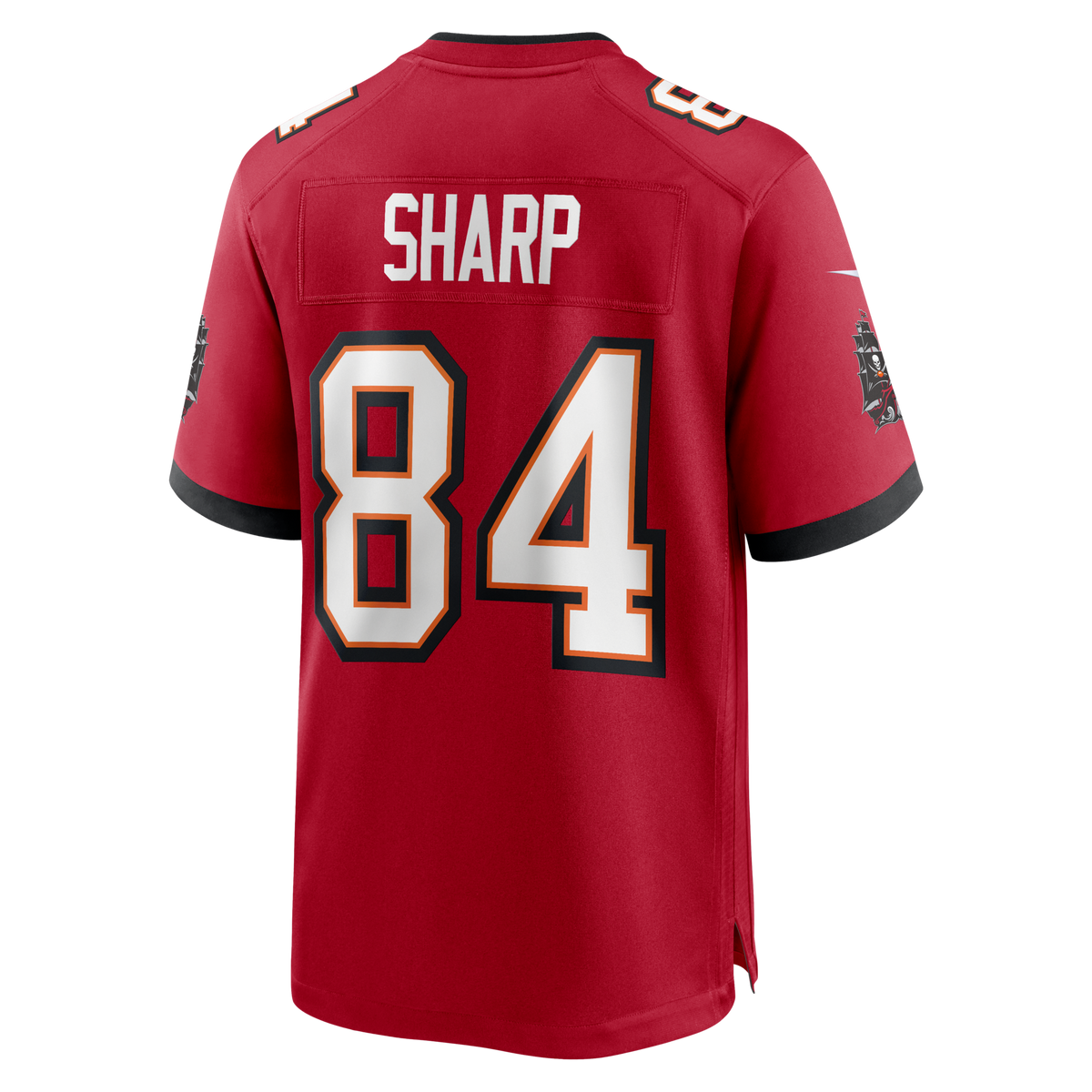 Tampa Bay Buccaneers Bauer Sharp Red Team Game Jersey product image 3, provided for visual reference and product detail