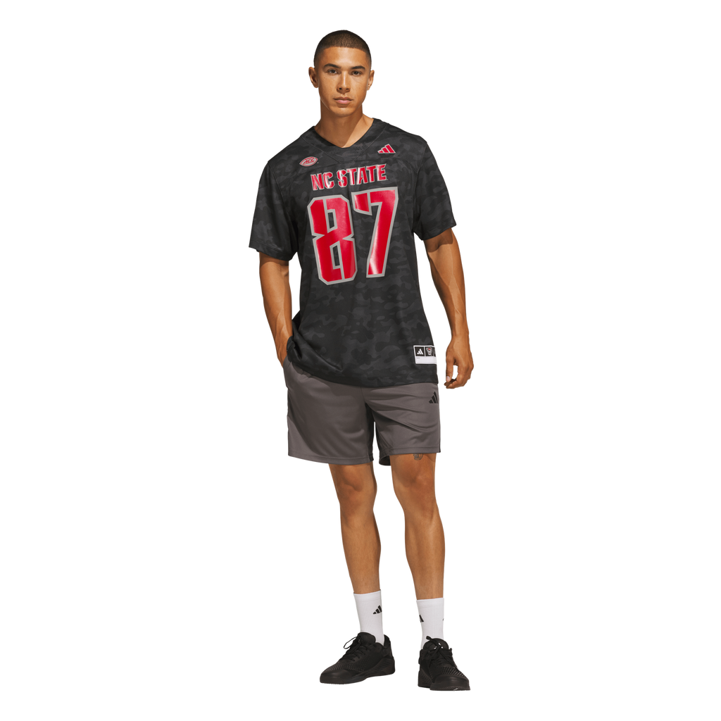 #87 NC State Wolfpack Honor & Support Premier Strategy Jersey - Black product image 4, provided for visual reference and
