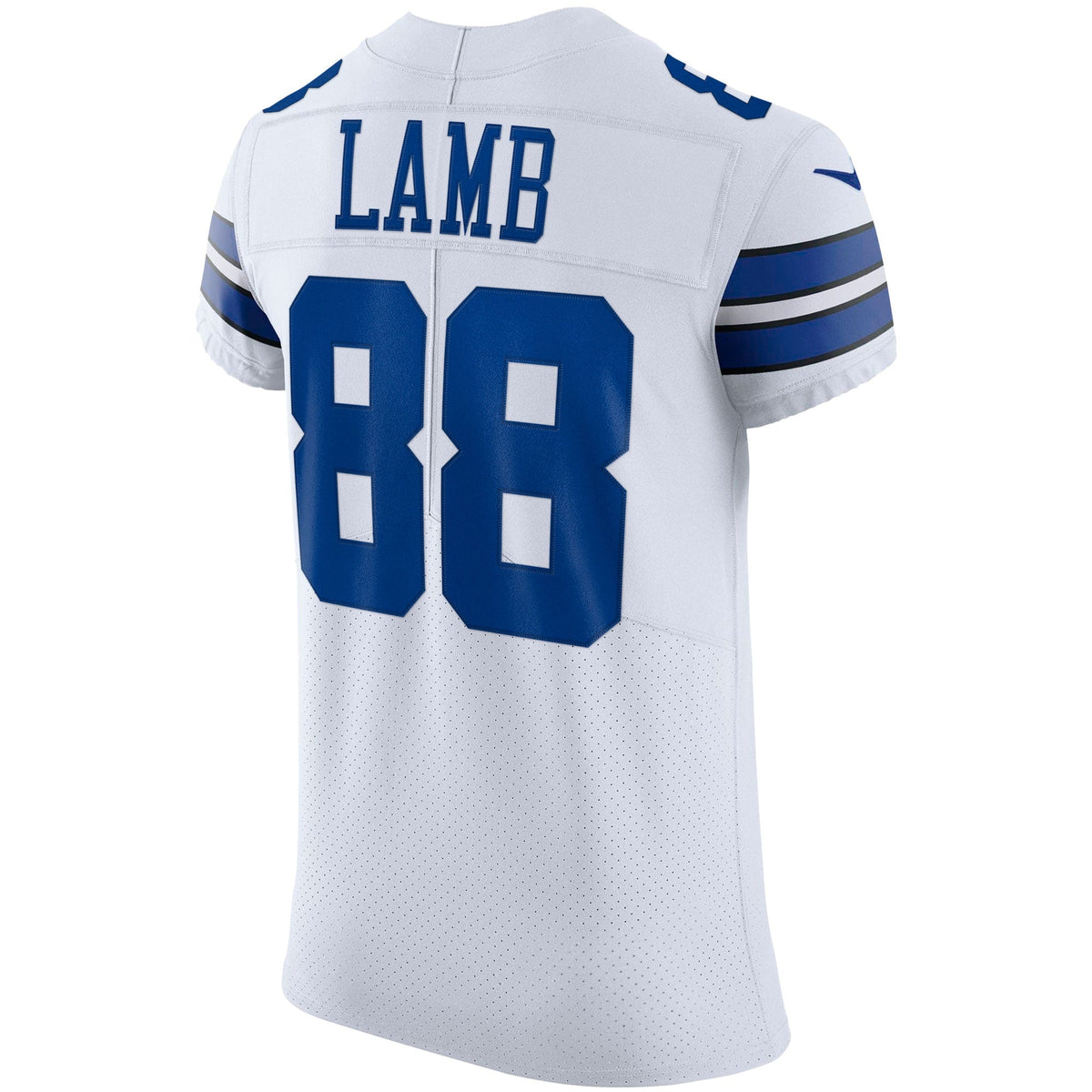 Dallas Cowboys CeeDee Lamb White Vapor Elite Jersey product image 4, provided for visual reference and product detail review