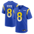 Los Angeles Rams Jared Verse Royal Player Game Jersey product image 1, provided for visual reference and product detail